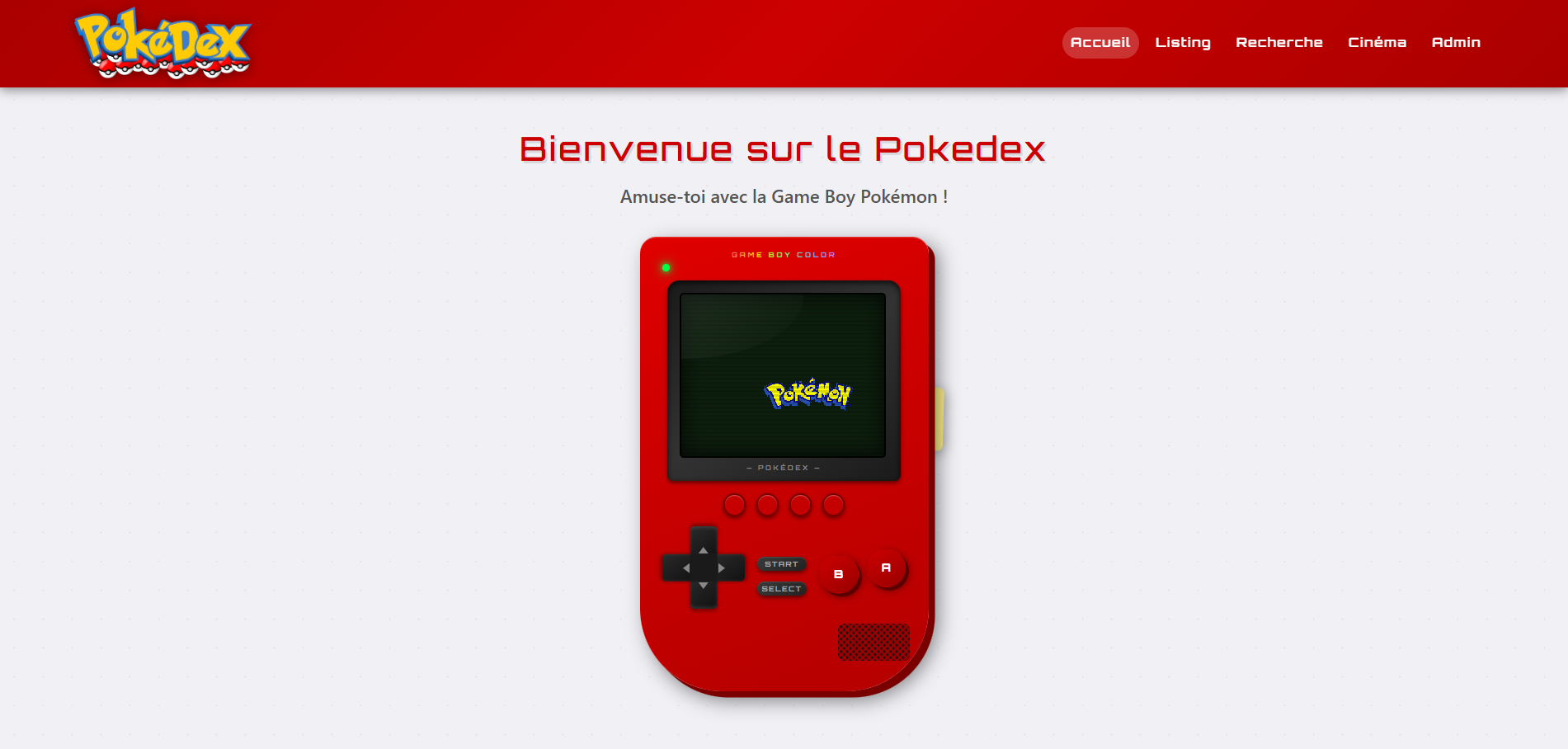 Site web base de données